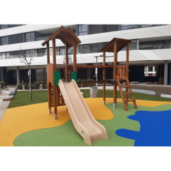 Pack aire de jeux 3 modules - Benito Area Leto 75 m²