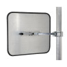 Miroir multi-usages antigivre 90° intérieur & extérieur Inox Poli