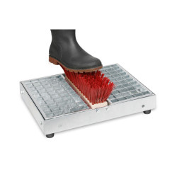 Nettoyeur à chaussure grille - 1 brosse