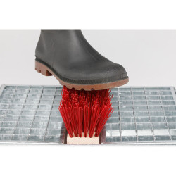 Nettoyeur à chaussure grille - 1 brosse