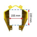 Sabot de protection rayonnage