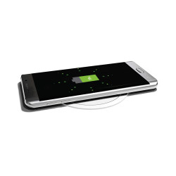 Chargeur QI sans fil pour smartphones - blanc