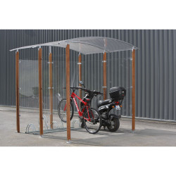 Abri à vélos bois 4m²