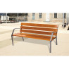 Banc public design Modo-08 - 6 lames - Longueur 180 cm