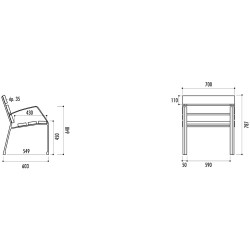 Fauteuil de ville design Modo-08