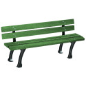 Banc public en plastique recyclé Glasgow