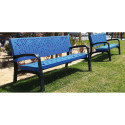 Banc public en plastique recyclable Maverick