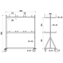 Chariot de transport 96 chaises pliantes
