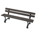 Banc public en compact Dublin 5 lames