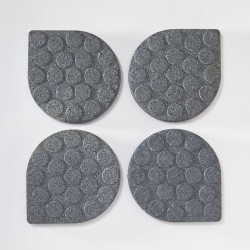 Mottez M031Q - Lot de 4 patins anti-vibrations