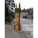 Totem école 2 crayons avec ardoise école personnalisable