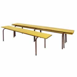 Banc empilable bois - Salle des fêtes & Vestiaire de sport